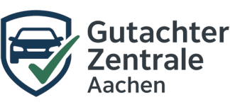 GutachterZentrale Aachen Logo mit Schrift und Symbol.